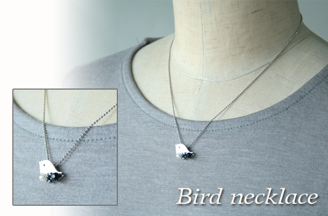 ネックレス■かわいい小鳥のネックレス