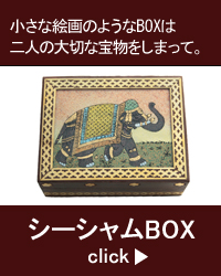象の砂絵入り　シーシャムBOX