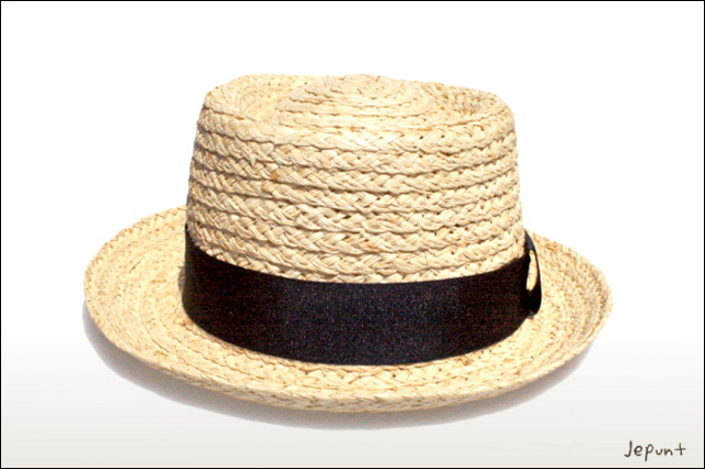 帽子■カンカン帽（ベージュ）